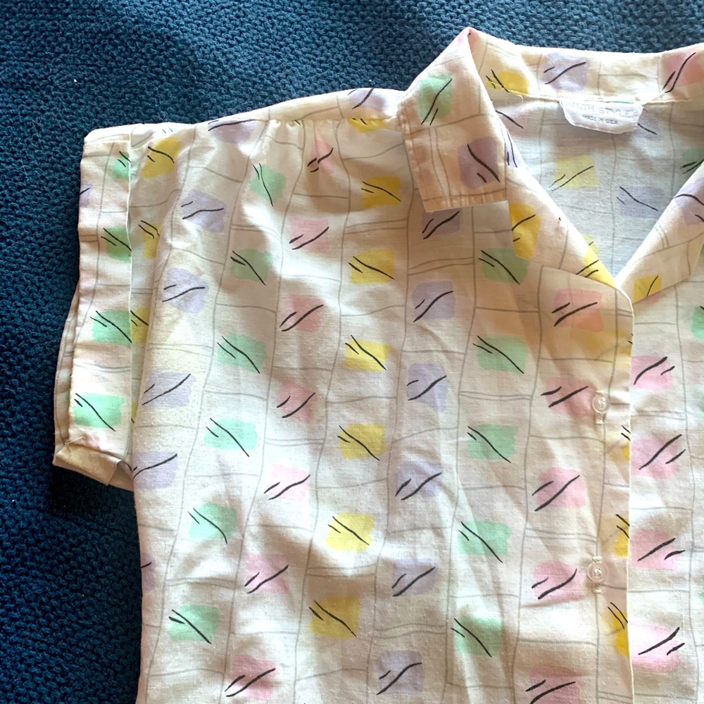 Vintage short sleeve button down.